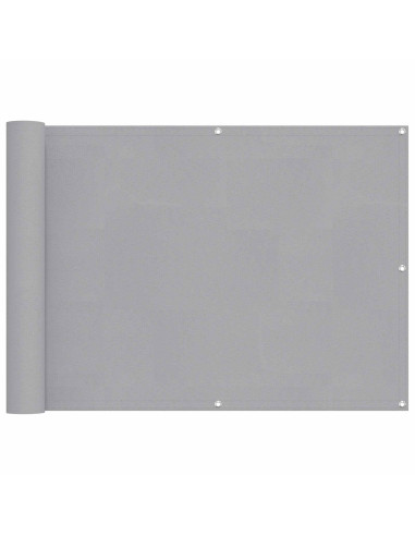 Schermo da balcone Grigio chiaro 75 x 200 cm