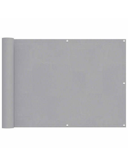 Schermo da balcone Grigio chiaro 75 x 200 cm