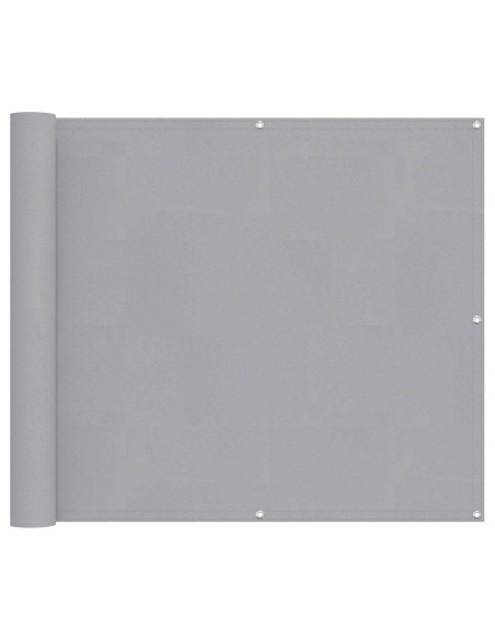 Schermo da balcone Grigio chiaro 100 x 200 cm Tessuto Oxford