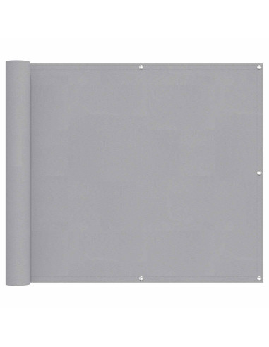 Schermo da balcone Grigio chiaro 100 x 300 cm Tessuto Oxford