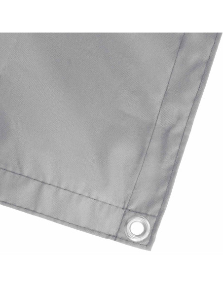 Schermo da balcone Grigio chiaro 110 x 600 cm Tessuto Oxford