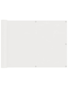 Schermo da balcone Bianco 75 x 200 cm 2