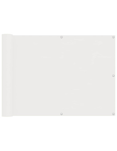 Schermo da balcone Bianco 75 x 200 cm