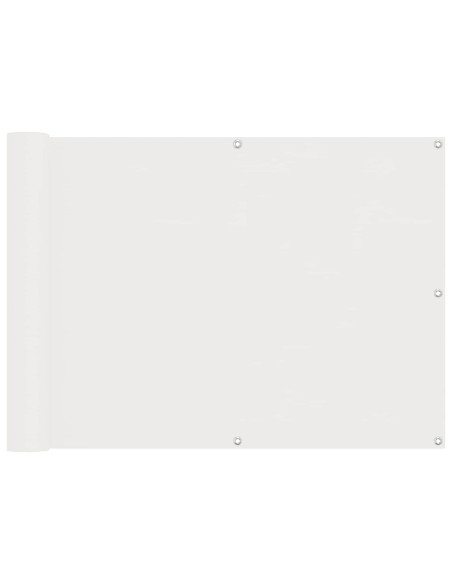 Schermo da balcone Bianco 75 x 200 cm