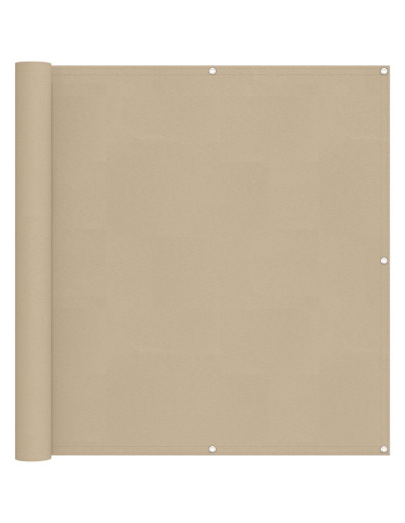 Schermo da balcone Beige 120 x 200 cm