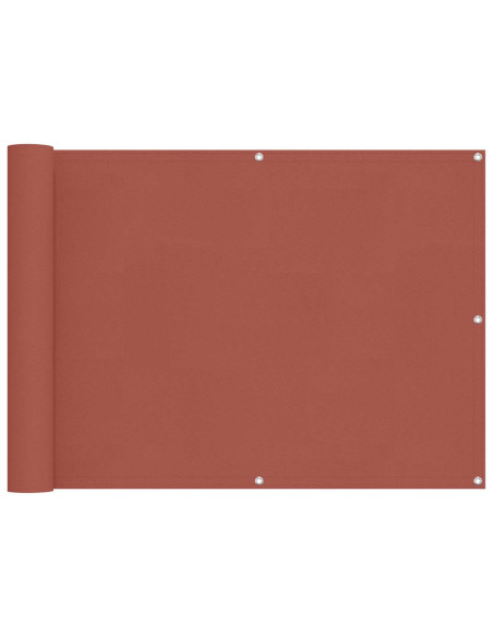 Schermo da balcone Terracotta 75 x 200 cm