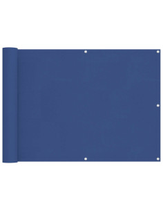 Schermo da balcone Blu 75 x 200 cm Oxford alu rivestito in PU 2