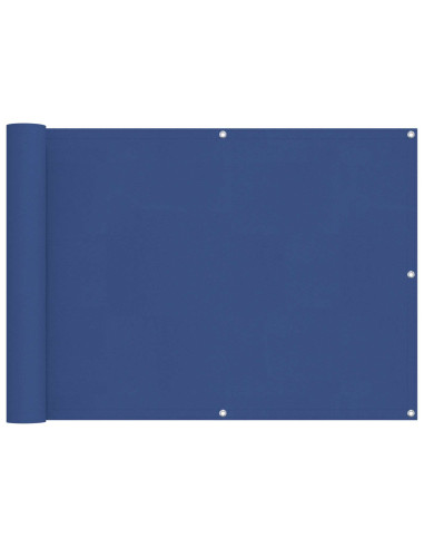 Schermo da balcone Blu 75 x 200 cm Oxford alu rivestito in PU