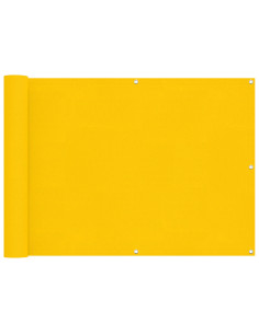 Schermo da balcone Giallo 75 x 200 cm 2