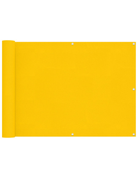 Schermo da balcone Giallo 75 x 200 cm