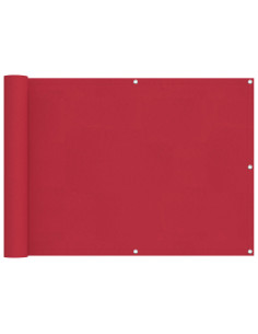 Schermo da balcone Rosso 75 x 200 cm Oxford alu rivestito in PU 2