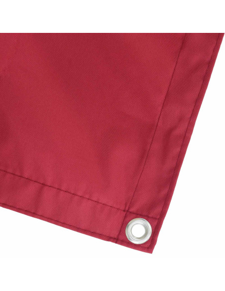 Schermo da balcone Rosso 110 x 200 cm Tessuto Oxford