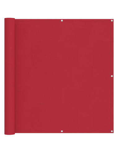 Schermo da balcone Rosso 120 x 200 cm Tessuto Oxford
