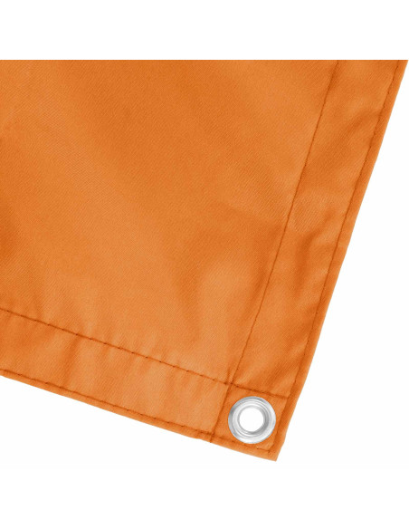 Schermo da balcone Arancione 100 x 400 cm Tessuto Oxford