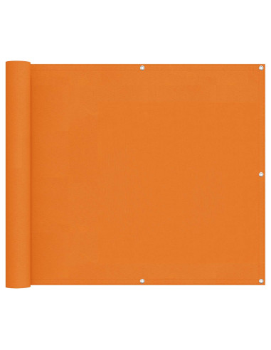 Schermo da balcone Arancione 100 x 800 cm Tessuto Oxford