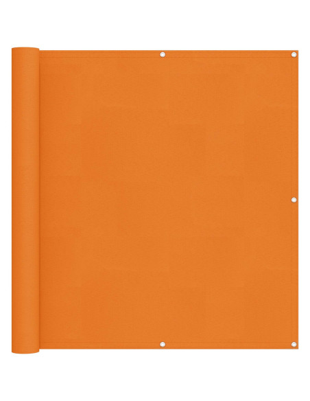 Schermo da balcone Arancione 110 x 700 cm Tessuto Oxford