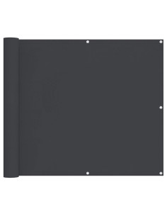 Schermo da balcone Nero 100 x 600 cm Tessuto Oxford 2