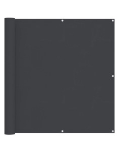 Schermo da balcone Nero 120 x 200 cm Oxford alu rivestito in PU 2