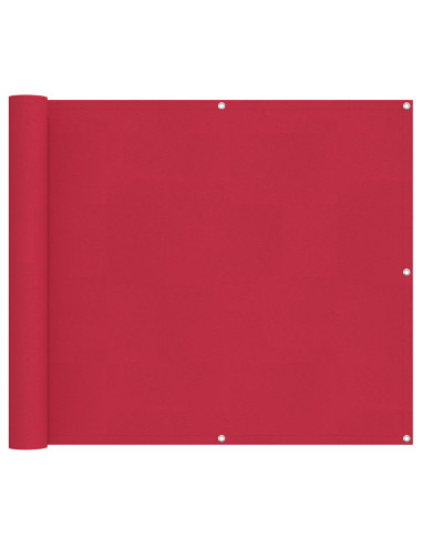 Schermo da balcone Borgogna 100 x 800 cm Tessuto Oxford