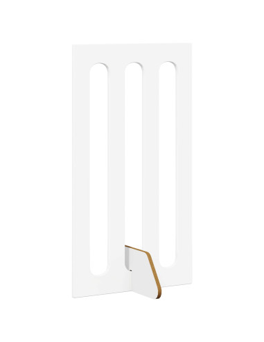 Recinto pieghevole per animali 2 pcs Bianco 100,5 x 38 x 90 cm