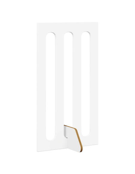 Recinto pieghevole per animali 2 pcs Bianco 100,5 x 38 x 90 cm