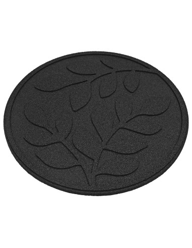 Pietra da Passo 6 pcs Nero Ø 44 x 2 cm Gomma
