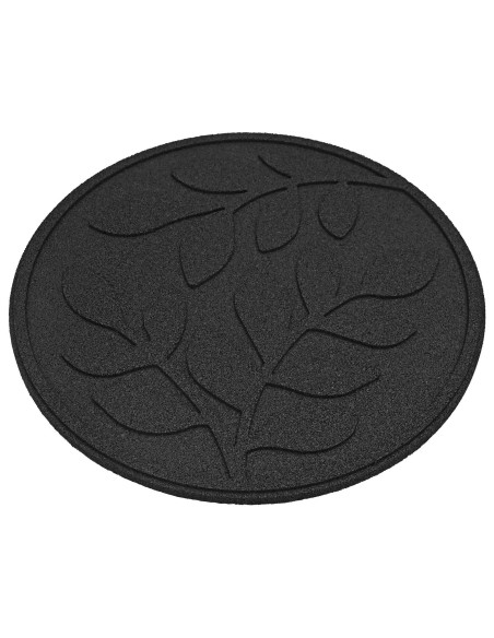 Pietra da Passo 6 pcs Nero Ø 44 x 2 cm Gomma