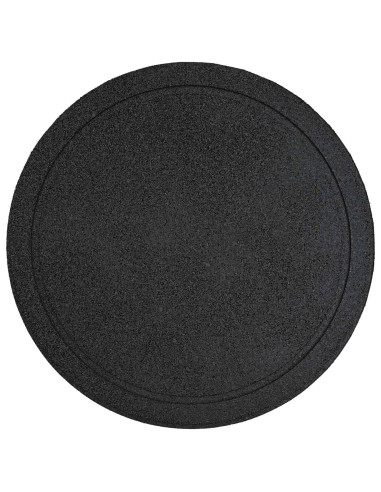 Pietra da Passo 6 pcs Nero Ø 44 x 2 cm Gomma
