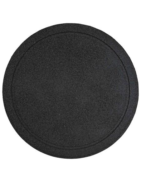 Pietra da Passo 6 pcs Nero Ø 44 x 2 cm Gomma