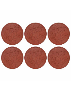 Pietra da Passo 6 pcs Rosso Ø 44 x 2 cm Gomma 2