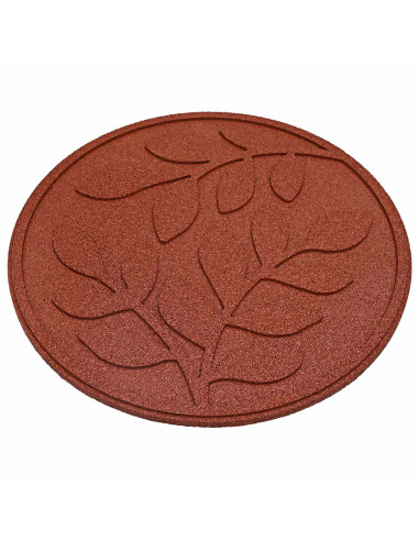 Pietra da Passo 6 pcs Rosso Ø 44 x 2 cm Gomma