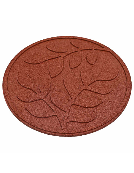 Pietra da Passo 6 pcs Rosso Ø 44 x 2 cm Gomma