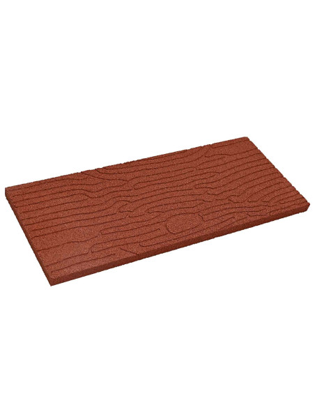 Pietra da Passo 6 pcs Rosso 60,5 x 25 x 2 cm Gomma