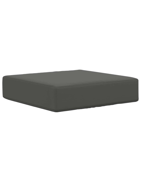 Cuscino per la seduta Antracite 40 x 40 x 8 cm 100% Poliestere