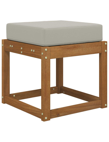 Cuscino per la seduta Grigio 40 x 40 x 8 cm 100% Poliestere