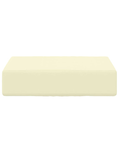 Cuscino per la seduta Crema 40 x 40 x 8 cm 100% Poliestere