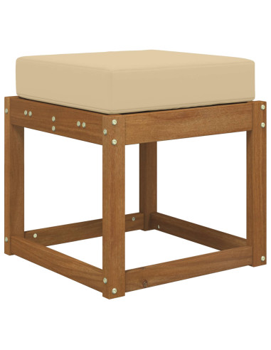 Cuscino per la seduta Beige 40 x 40 x 8 cm 100% Poliestere