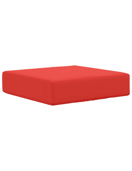 Cuscino per la seduta Rosso 40 x 40 x 8 cm 100% Poliestere