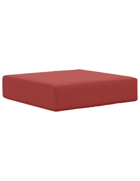 Cuscino per la seduta Rosso vino 40 x 40 x 8 cm 100% Poliestere