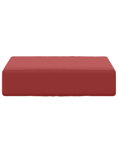 Cuscino per la seduta Rosso vino 40 x 40 x 8 cm 100% Poliestere