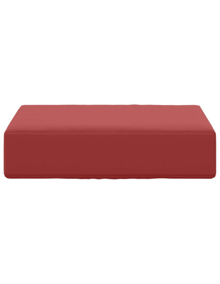 Cuscino per la seduta Rosso vino 40 x 40 x 8 cm 100% Poliestere
