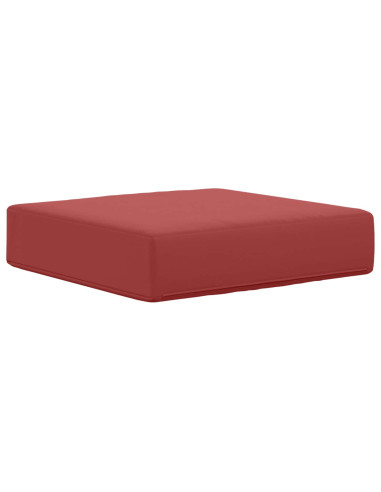 Cuscino per la seduta Rosso vino 40 x 40 x 8 cm 100% Poliestere
