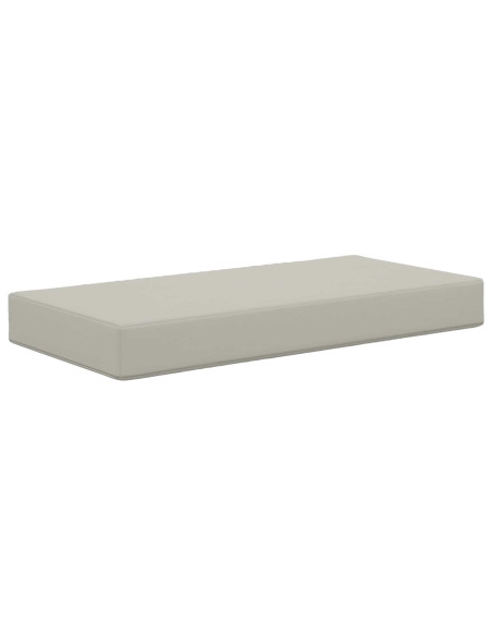 Cuscino per la seduta Grigio 80 x 40 x 8 cm 100% Poliestere