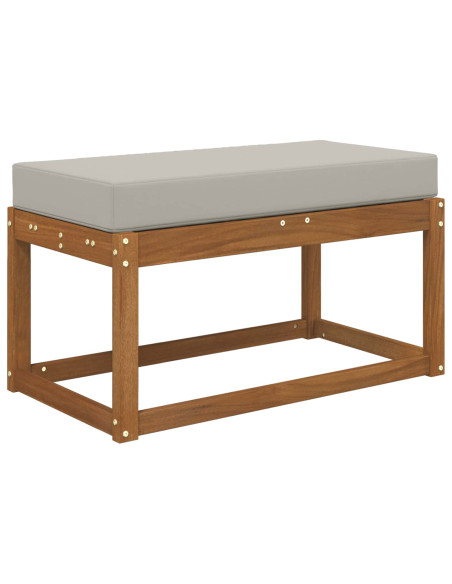 Cuscino per la seduta Grigio 80 x 40 x 8 cm 100% Poliestere