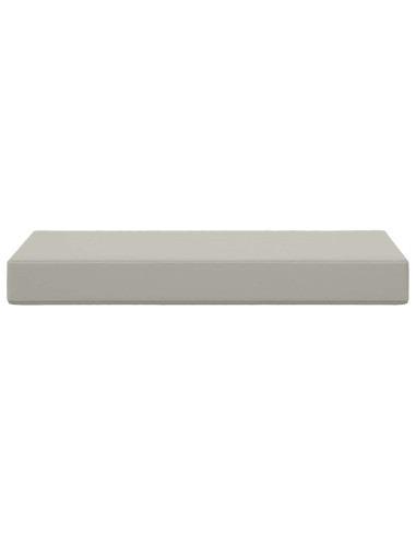 Cuscino per la seduta Grigio 80 x 40 x 8 cm 100% Poliestere
