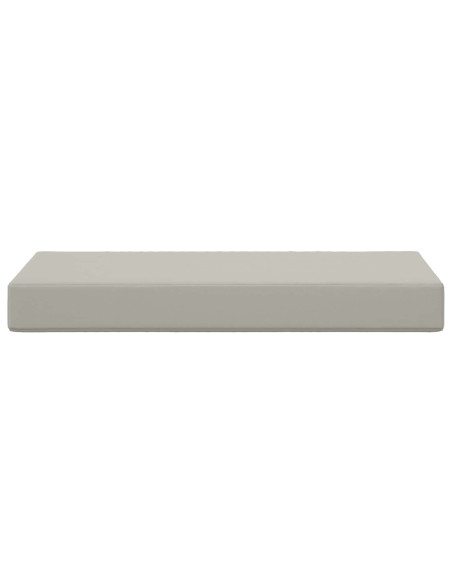 Cuscino per la seduta Grigio 80 x 40 x 8 cm 100% Poliestere