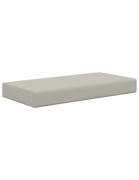 Cuscino per la seduta Grigio 80 x 40 x 8 cm 100% Poliestere