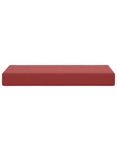 Cuscino per la seduta Rosso vino 80 x 40 x 8 cm 100% Poliestere