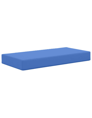 Cuscino per la seduta Blu Reale 80 x 40 x 8 cm 100% Poliestere