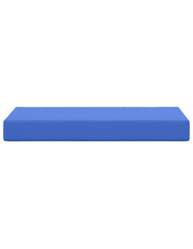 Cuscino per la seduta Blu Reale 80 x 40 x 8 cm 100% Poliestere